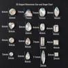 Aurora Rhinestone Nail Art Ornaments - Hot Selling Irregular Pointed Bottom Accessories