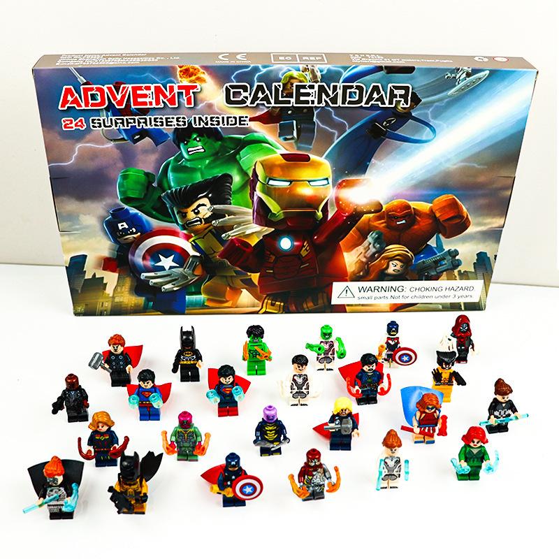 Christmas 24-day Countdown Blind Box Toy Various Styles Car for Children's Gift Digital Racing Car and Christmas Advent Calendar
