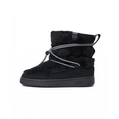 Snowboat Suede Women S   Black Grey 402175 01