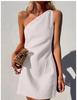 2026 Damen Schlankes One-Shoulder Sommerkleid - Eleganter Europäischer & Amerikanischer Stil Rock