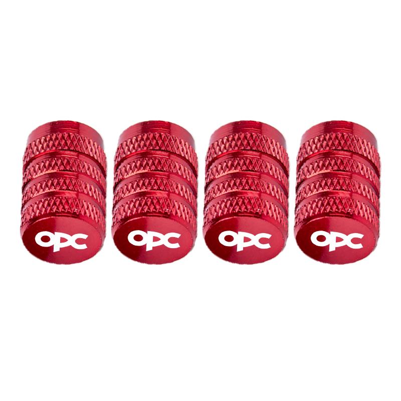 4pcs Car Wheel Tire Valve Caps Tyre Stem Covers Airdust Waterproof For Opel Opc Accessories