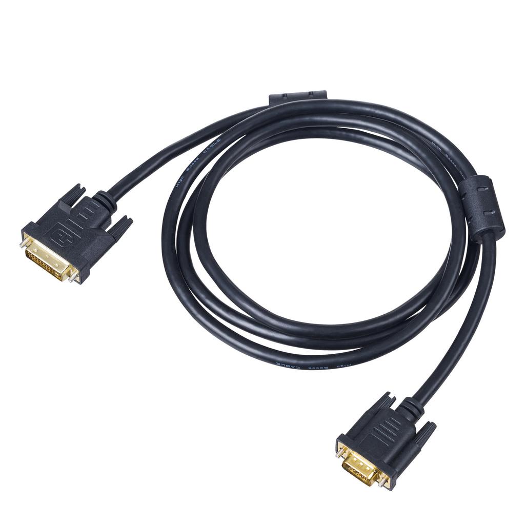 D-Sub Vga Dvi Cable 24+5 Pin Akyga Ak-Av-03 Cable For Monitor Full Hd 1.8M /