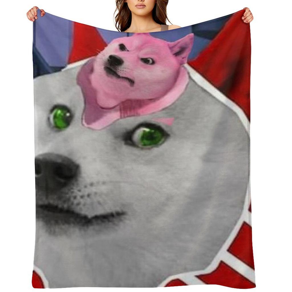 King Crimson Doge Throw Blanket sofa bed Hair Weighted Picnic Blankets
