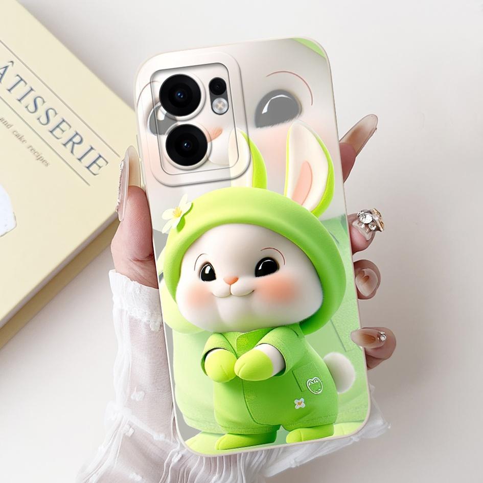 For Oppo Reno 13F 2025 Case Cute Rabbit Panda Flower Soft Silicone Shockproof Cover For OPPO Reno13 FS Fundas RENO13F Phone Case
