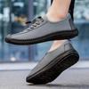 Summer Men's Shoes Casual Shoes New One-pedal Doudou Shoes Soft Sole Breathable Lightweight Dad Shoes Men's Single Shoes