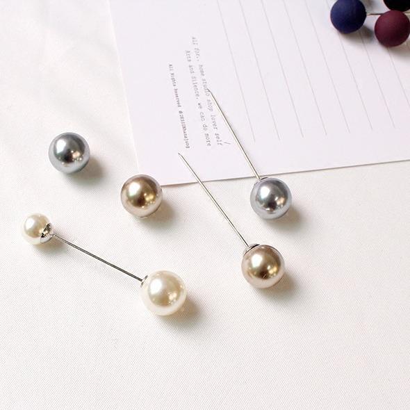 Korean Pearl Brooch: Elegant Women's Cardigan, Scarf, and Shawl Accessory
