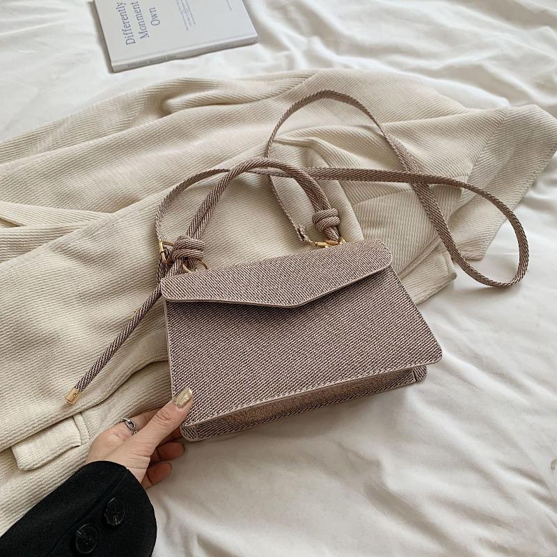 Premium texture bag women's summer new fashion contrasting color portable small square bag women's versatile shoulder messenger bag