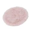 Large Christmas Tree Skirt Soft Long Pile Fabric Plush Mat for Festival Home Decoration Solid Color Tree Base Ornament