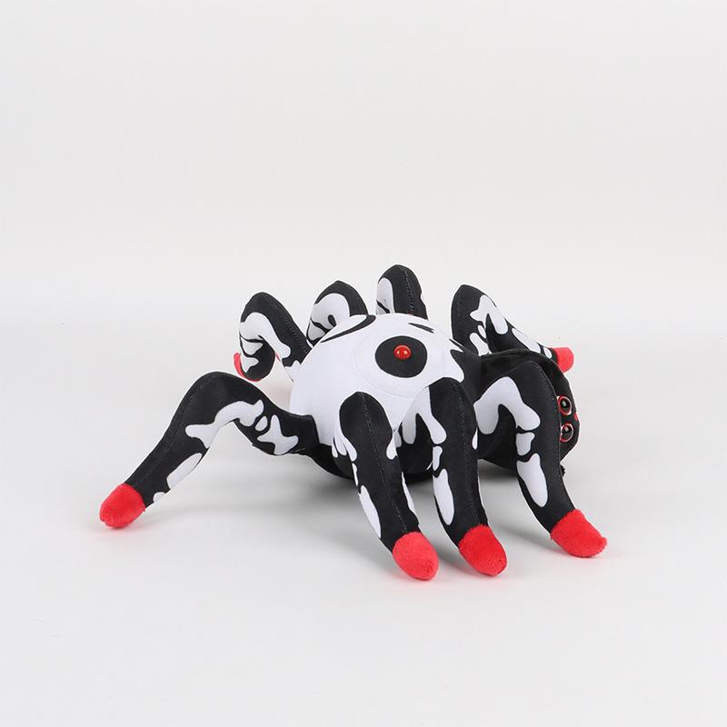 33cm Simulation Dunkle Spinne Plüschtier Weiches Kuscheltier Für Heimdekoration Weihnachten Halloween Geschenk Kindergeburtstagsgeschenk