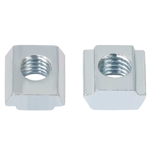 50pcs M5 T-Slot Slider Nuts, T-Nuts for 20-Rail Aluminum Frames, Carbon Steel, Aluminum Profile Accessories