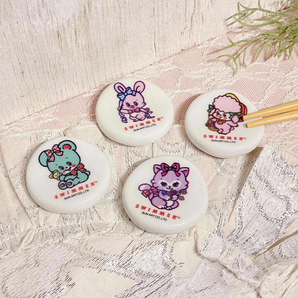 Sun Art Cammy Round Chopstick 5 X 2cm Chopstick Swimmer Birthday Made In Product Number "Swimmer" Rest, Approx. Diameter, Rest, Tableware, Goods,