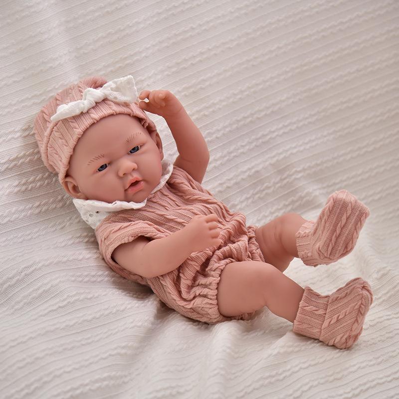 

35 см моющаяся реалистичная мягкая расписанная вручную кукла-реборн для детей, сопровождающая игровую куклу girl