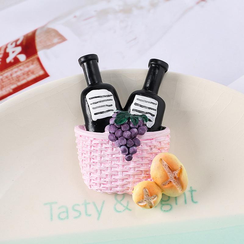 Creative Resin Tomato Baguette Simulation Accessory