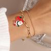 Europäisches & Amerikanisches Weihnachts-Schmuckarmband: Weihnachtsmann & Baum Design