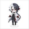 10CM Anime  Genshin Impact  Figure Stand Model Arlecchino Cute Desk Decor Standing Sign Gifts