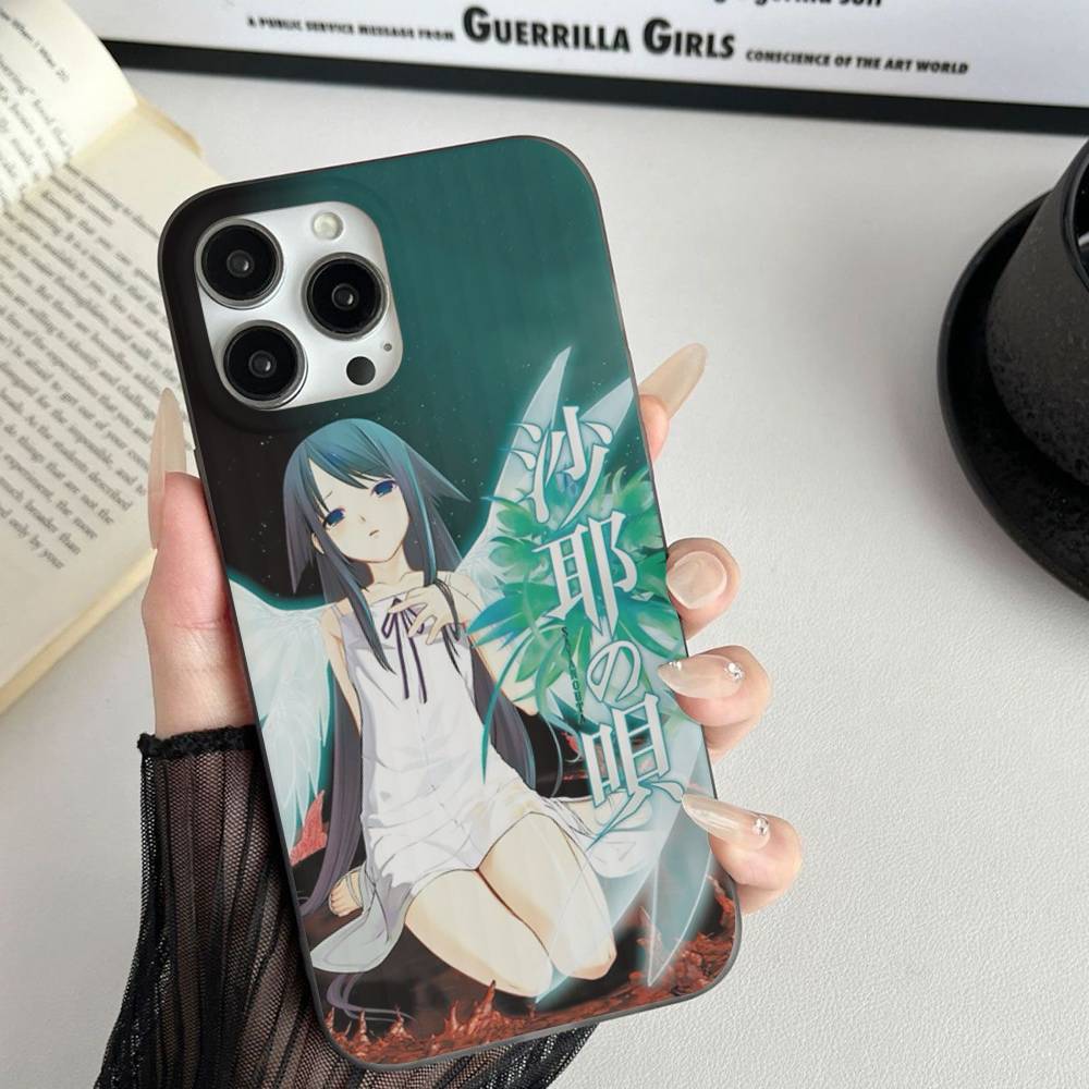 The Song Of Saya Horror Game Corrugated Pattern For IPhone 17 16 15 14 13 12 11 16 Pro Max Plus Pro Non-slip Phone Cover