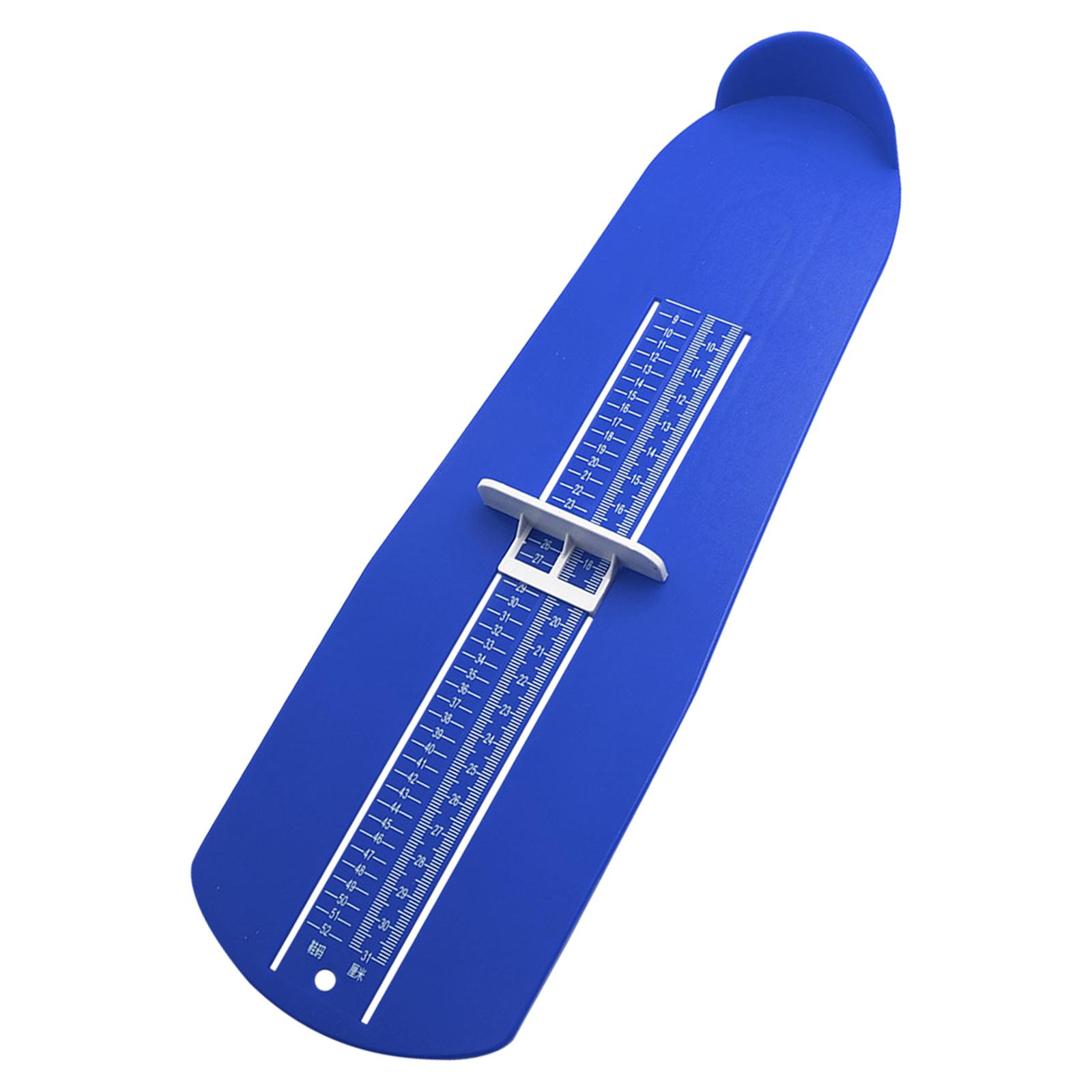 Foot Measuring Device Shoe Foot Length Measuring Device, Store Apply to Adults Apartment Foot Gauge Sizer Blue