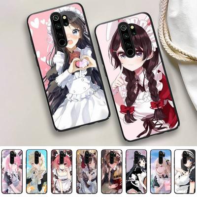 Funda de teléfono de chica maid linda para Samsung A51 A30s A52 A71 A12 para Huawei Honor 10i para OPPO vivo Y11 cubierta