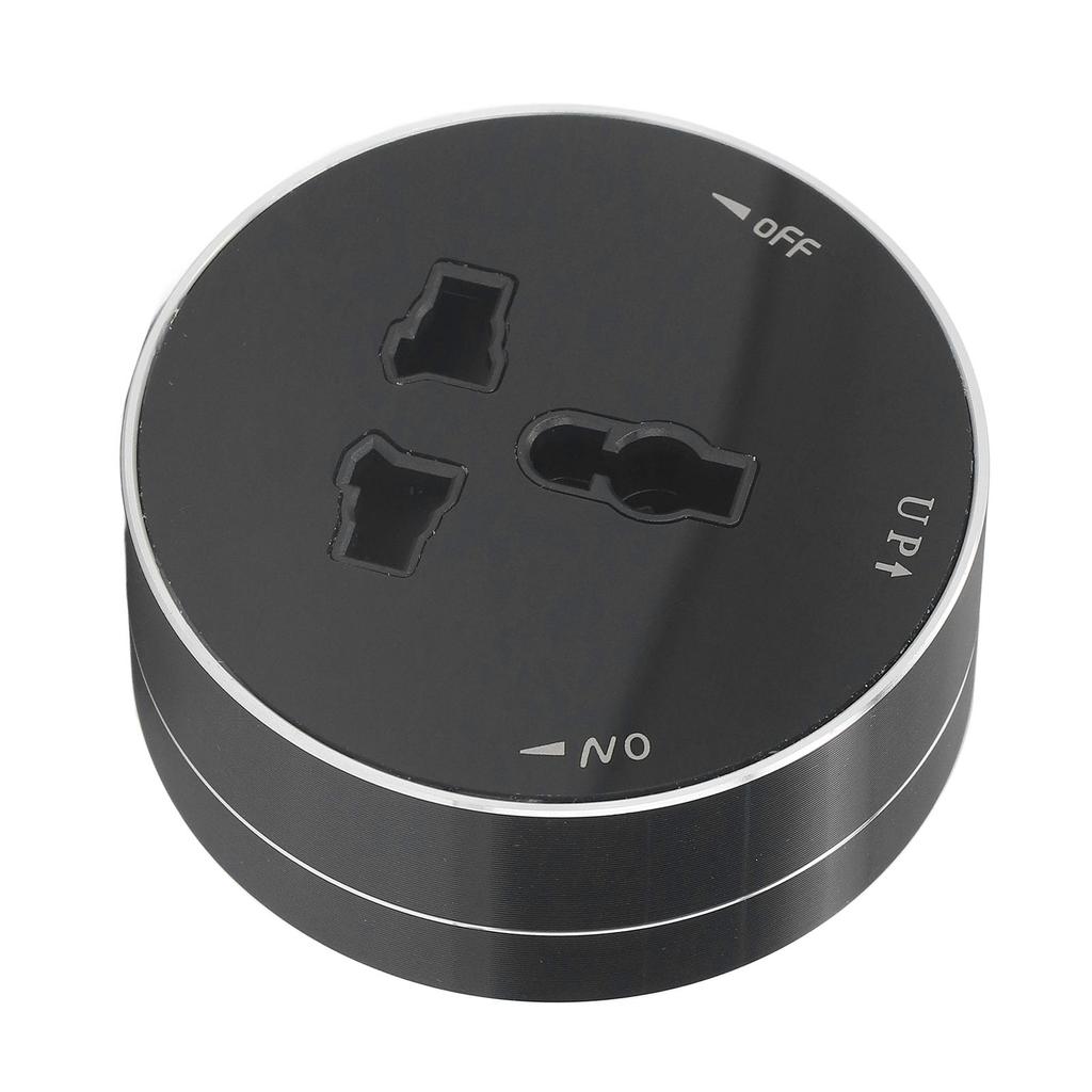 Abnehmbare Stromschienensteckdose Kabellos Wasserdicht Modern Rund Elektrischer Steckeradapter mit Anzeige