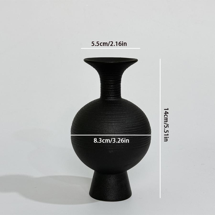 Ceramic Vase, Suitable for Home, Living Room, Dining Table, Farmhouse, Office Decoration, Bedroom, Table, and Kitchen Shelves