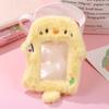 Fashion Cartoon Photocard Case Snowman/Bunny/Chicken Multifunctional Card Case Bag Keychain Cute Cards Sleeve Students