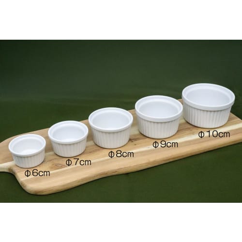 [.co.jp Exclusive] [Commercial Set] Durable Cut Souffle Bowls, 10cm Diameter, Set of 10, a Repeat Purchase from Successful Chefs.