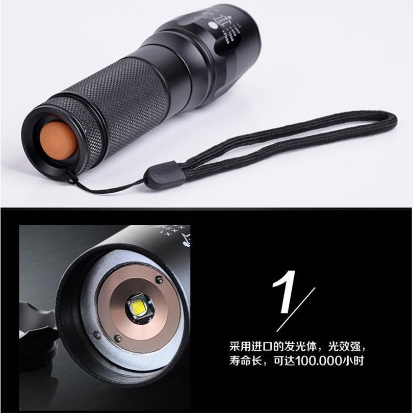 Powerful Flashlight Mini Usb Rechargeable Battery High Power Led Flashlamp Tactical Camping Self Defense Mini Led Flashlights