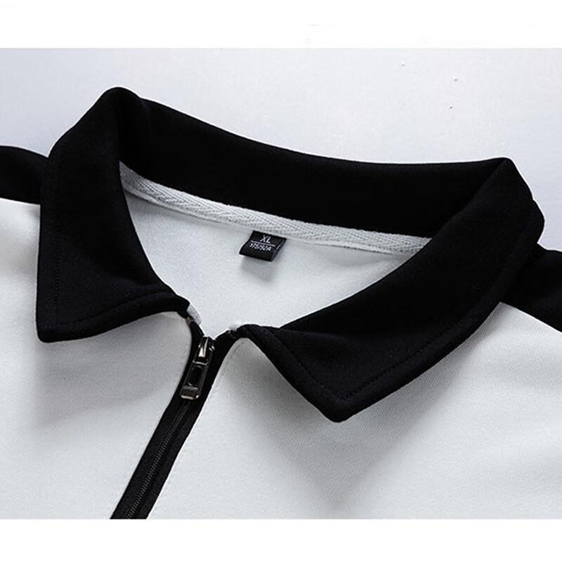 Playboy Men's Polo Collar Loose Casual Sweatshirt