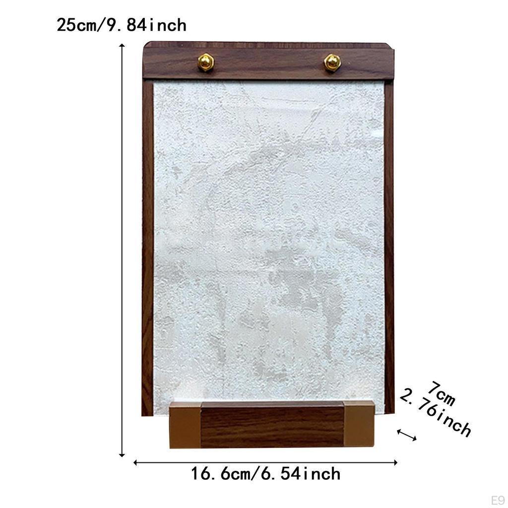 Decorative Nail Display Stand, Tip Sampler, Wooden Stand for Home Manicure