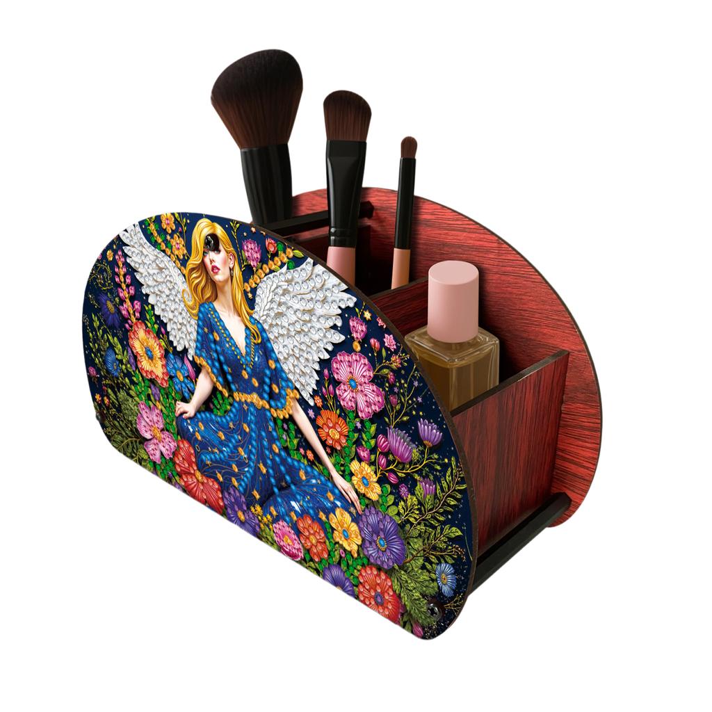 Diamond Painting Organizer Case Handmade Storage Holder Case Makeup Brush Storage Box for Adult Birthday Presents Craft Kit