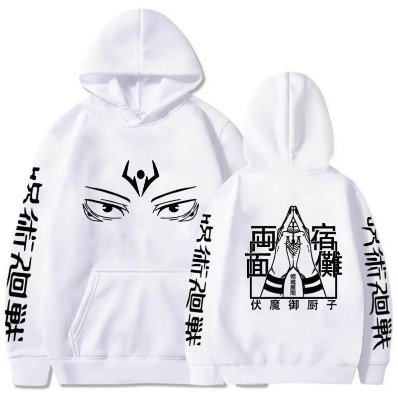 Jiu-jitsu Kaisen com capuz estampado animeHoodie