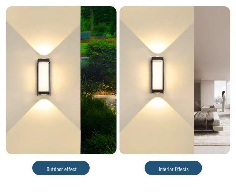 Waterproof LED Outdoor Wall Lamp - Super Bright for Hallway, Stairs, Courtyard, Balcony, Bathroom Entrance