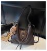 Women's Retro Single Shoulder Bag - Autumn 2025 Trendy Fashion, Korean-Style, Large Capacity Tote Backpack