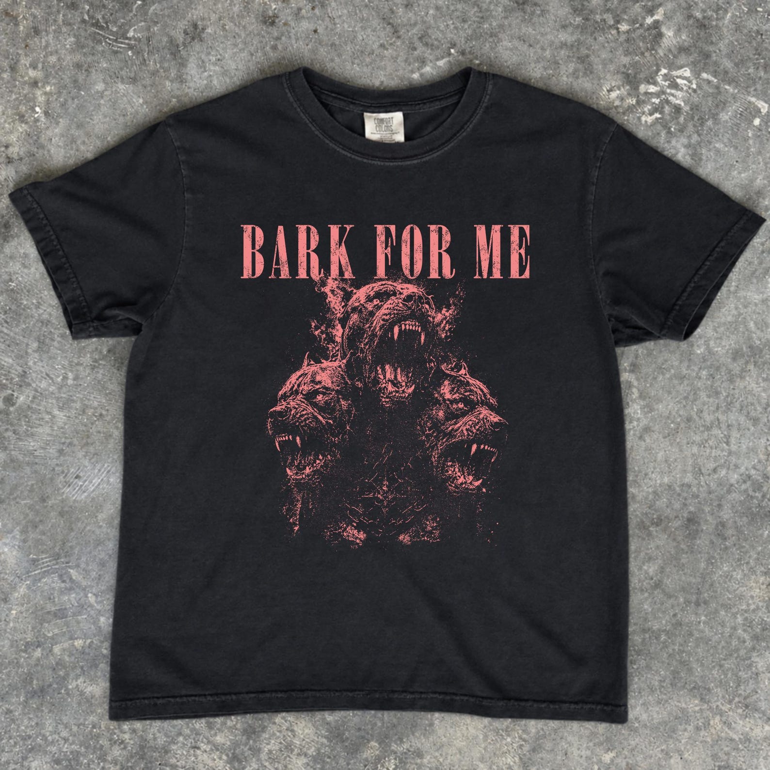 Vintage Cerberus Dog Graphic Shirt, Bark For Me Tee, Retro Gothic Animal Apparel, Dark Aesthetic Alternative Gift 4XL