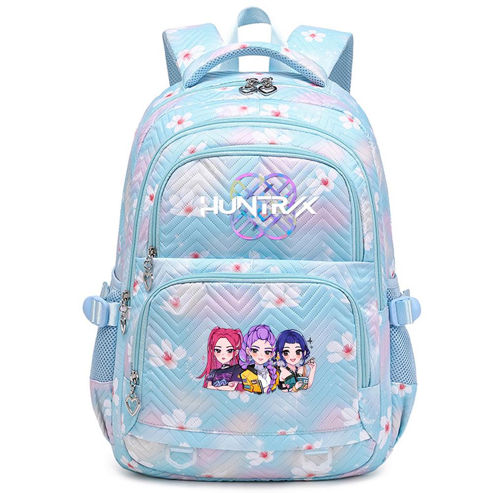 Cartoon K-Pop Printed Backpack Student Teenager Bookbag for Boy Girl Schoolbag Kid Gift Women Large Capacity Waterproof Travel Bag Mochila