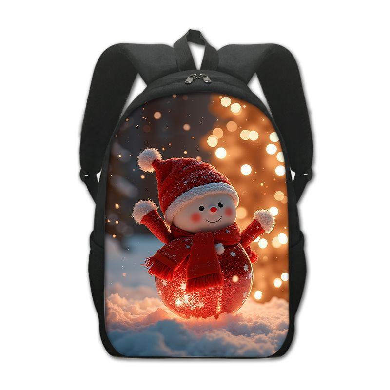 Christmas Christmas School Bag Backpack Holiday Gift Large Capacity Children S Backpack
