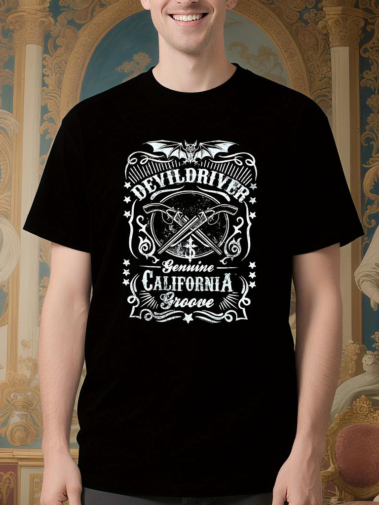 Heavy Metal Graphic Tshirt - DevilDriver Sawed Off Design...