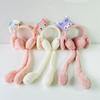 Cuddly Plush Rabbit Earmuffs Warm Fun Winter Accessory For Adults Kids