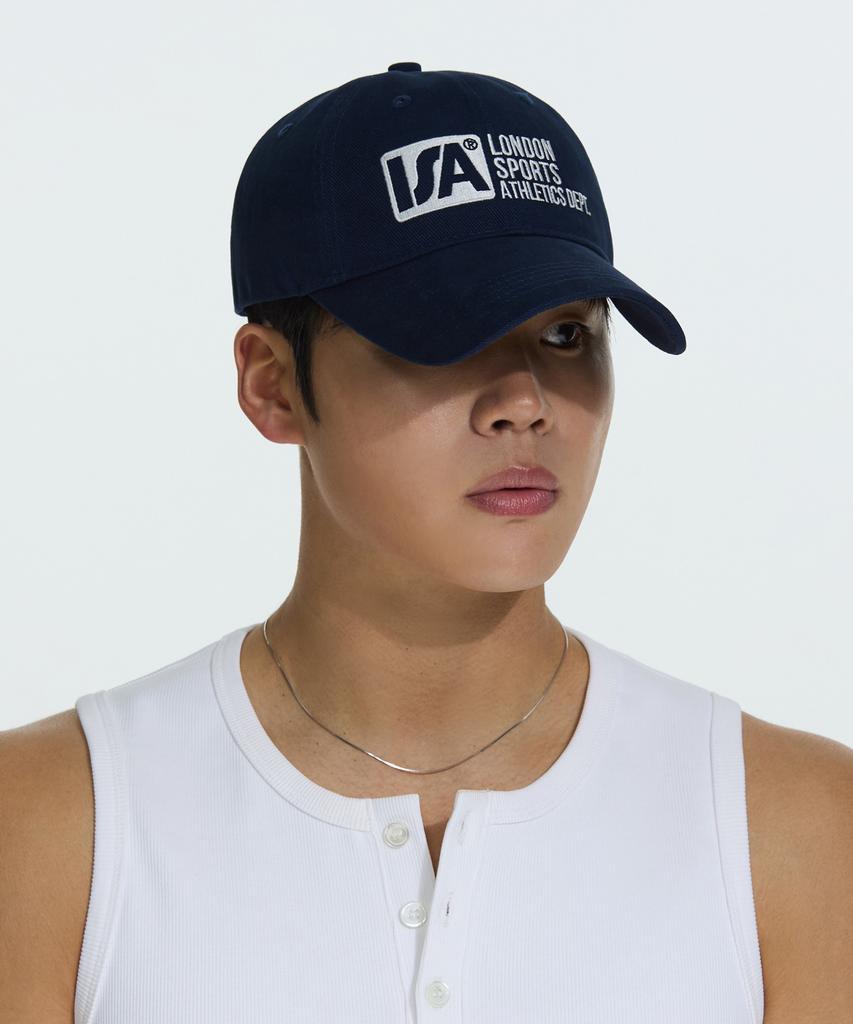 Michikoleondeonseupocheu Lsa Logo Cotton Ball Cap Navy