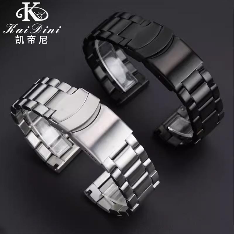 Cinturino per orologio in acciaio inossidabile da 22 mm 23 mm Fibbia pieghevole Cinturino per 3051 3150 8800 3080 Braccialetto da uomo