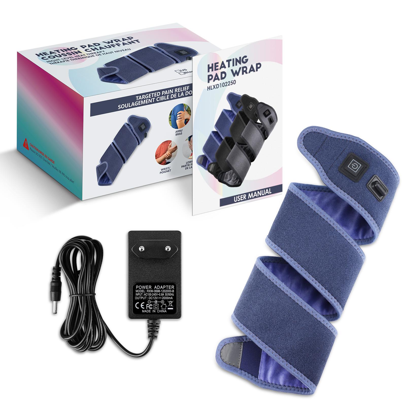 

Электрическая грелка-обертка, 3-х зубчатая нагревательная поддерживающая повязка, напульсник, пояс, согревающий, облегчающий боль, локоть, лодыжка, поддержка, протектор