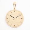 Ou Jie Wang Simple Wooden Hemp Rope Wall Clock