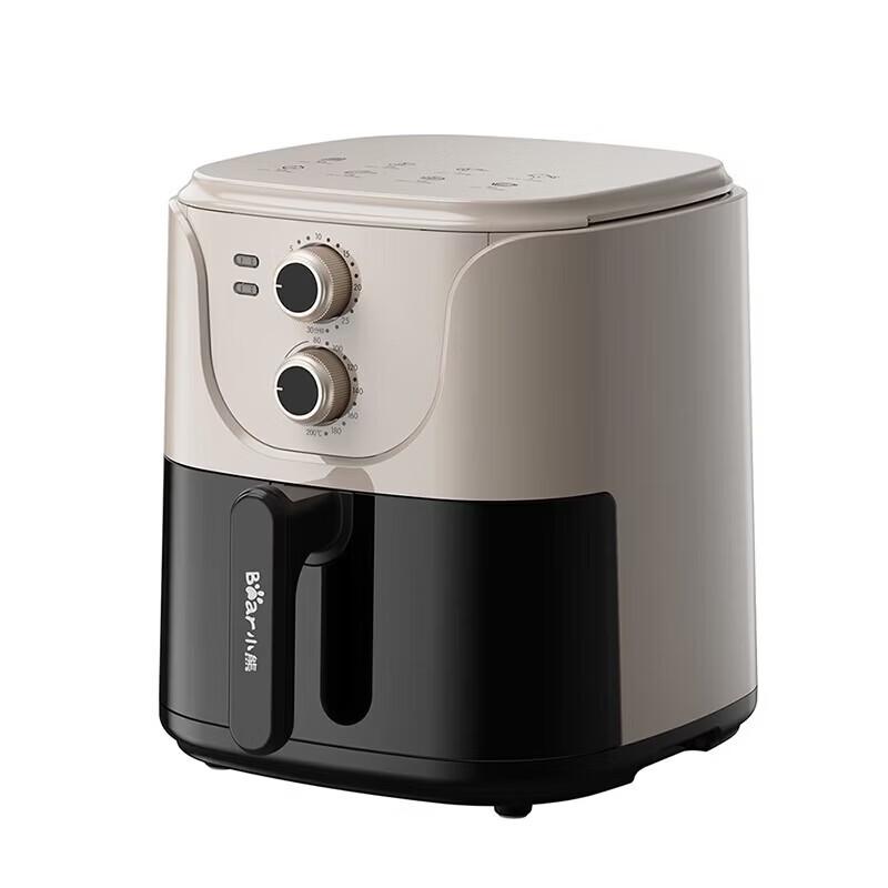 Bear 5L Air Fryer with Visual Window CN plug (adapter included)