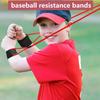 Baseball Resistance Bands Pitching Softball Resistance Bands Elastic Stretching Training Equipment Exercise Swing Trainer For