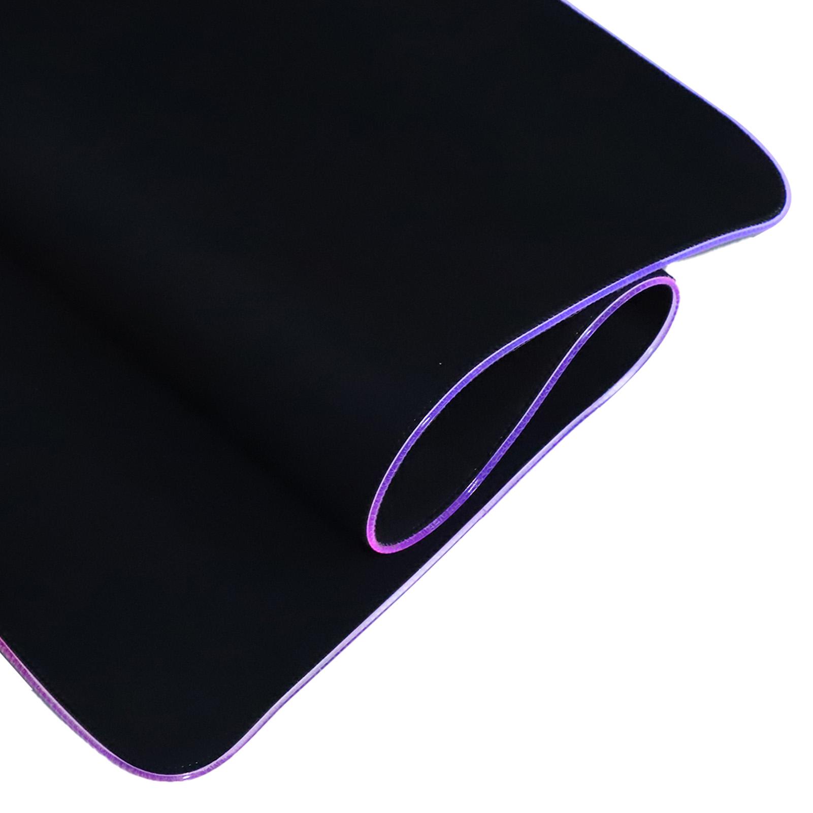 Коврик для мыши RGB-подсветка Резиновый Утолщенный Коврик для ноутбука Планшета USB-интерфейс Компьютерные аксессуары