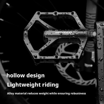 Fahrradpedal Aluminiumlegierung Fahrradpedal Hohl Einfache und Bequeme Montage Rennrad Zubehör Fahrrad Ausrüstung