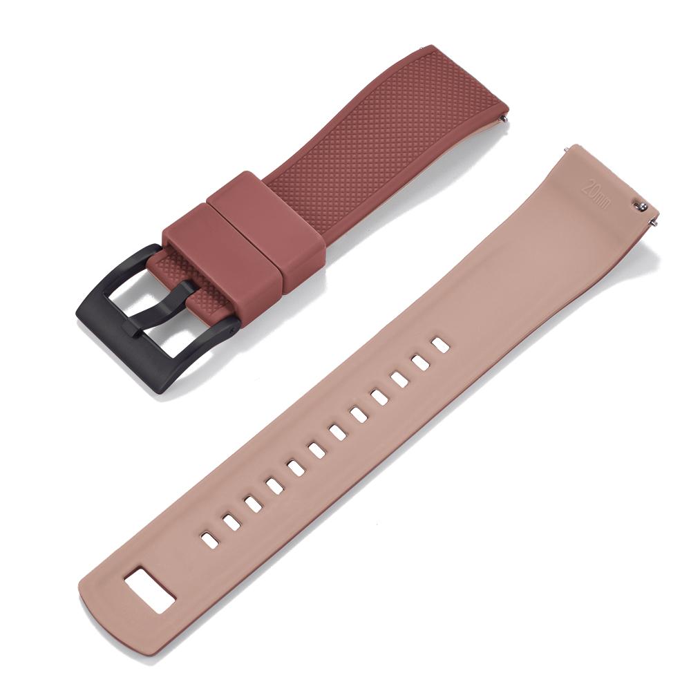 STAPELP Premium Silicone Watch Band Quick Release Rubber 20mm Watch Strap Silicone Watch Strap Watch Replacement Watchband