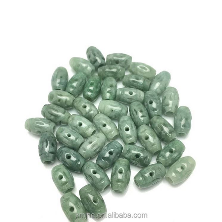 Manufacturer Myanmar Type a Jade Carving Money Passepartout Hollow Round Beads Loose Beads Bracelet Crafts