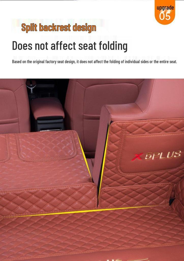 Compatible Trunk Mat for 26 Changan Second-Gen X5Plus Models - Custom Interior Tail Box Mat