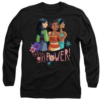 Disney Princess Unisex Adult Extra Girl Power! Mulan Moana Jasmine T-Shirt